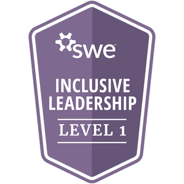 SWE Inclusive Leadership Badge SWE Inclusive Leadership Badge